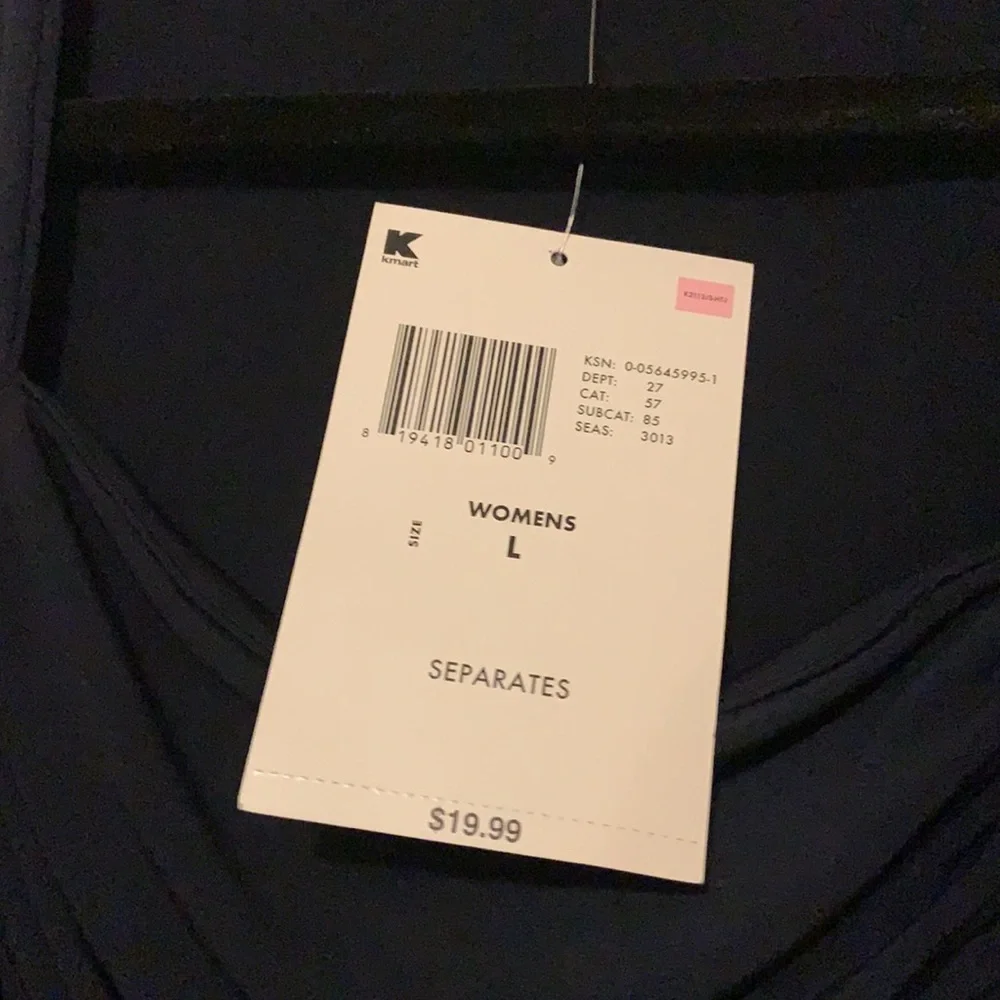 NWT Jaclyn Smith Ruffle Top - Picture 5 of 5